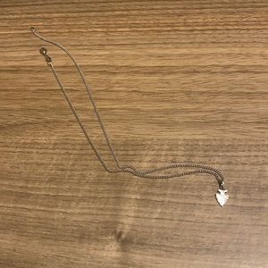 James Avery sterling silver 16” chain necklace with arrowhead charm